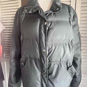 DKNY Donna Karan Black Puffer Jacket